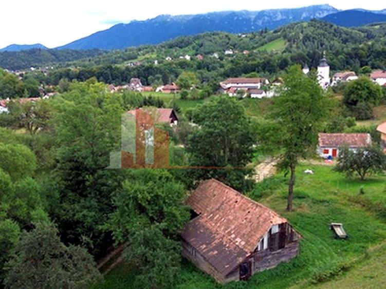 Teren de investiție în Moieciu, lângă Castelul Bran – 11.381 mp, vedere Bucegi