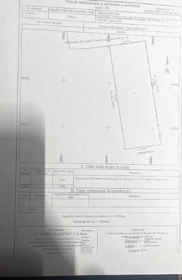 Proprietar vând teren intravilan în satul Runcu comuna Dascalu