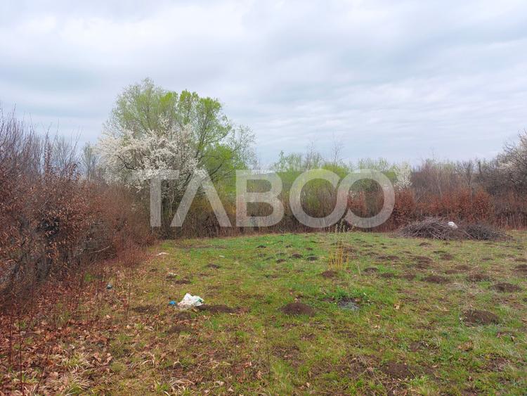 Teren intravilan pentru casa zona linistita 550 mp front 21 m Cisnadie