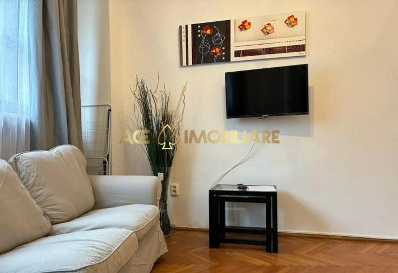 Garsoniera de inchiriat | Calea Victoriei | Metrou | Centrala | Mobilata