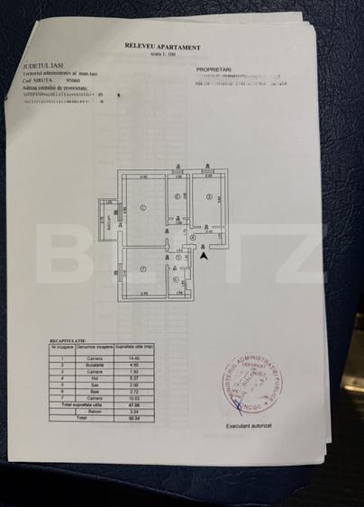 Apartament 3 camere, Pacurari, la bulevard
