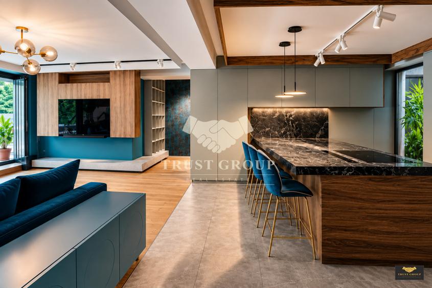 Herastrau | Apartament 3 camere + Garsoniera | Curte intima | 2 Parcari + Boxa