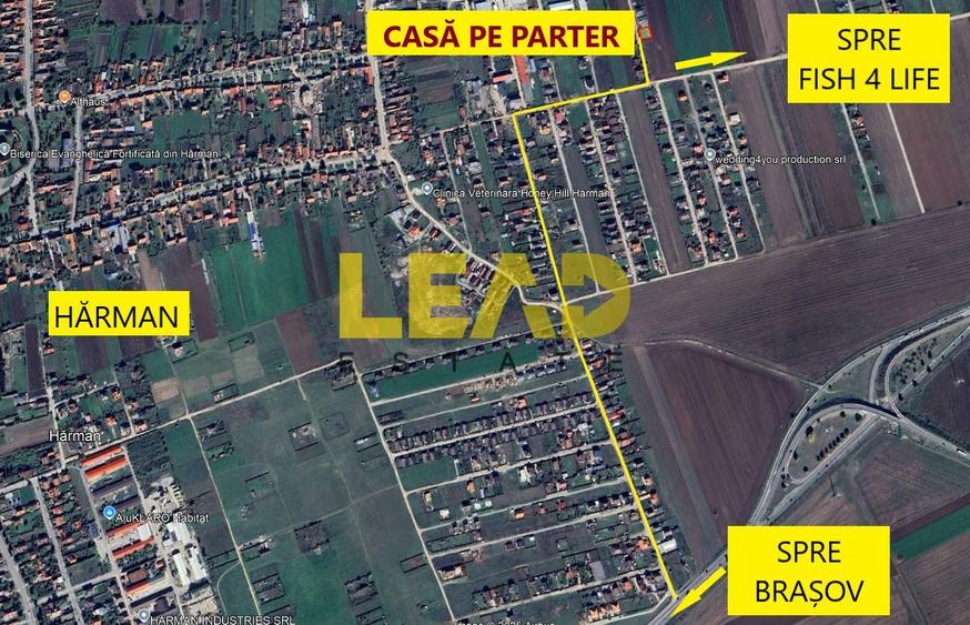 Casă individuală la roșu, 114 mp utili, 508 mp teren, Hărman, COMISION 0%