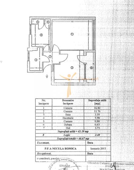 Tineretului-Cantemir | 2 camere | 47mp | et 4 | renovat | 145.000 euro