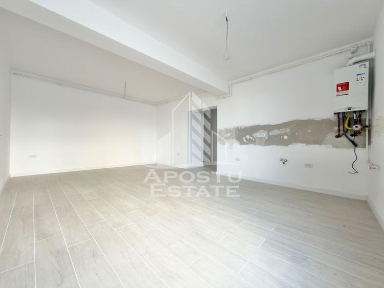 Apartament cu 2 camere 54 mp utili la parter finalizat la asfalt Giroc