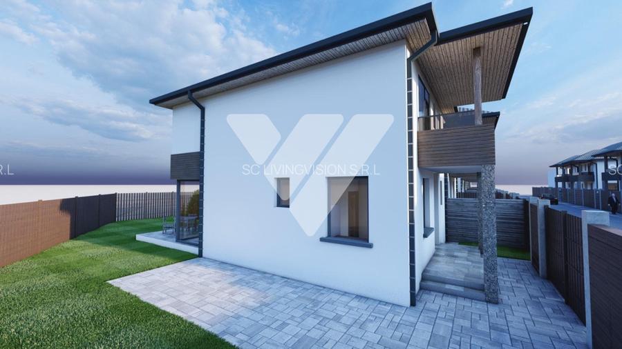 Casa noua duplex 4 camere 3 bai de vanzare in Selimbar Sibiu - 3
