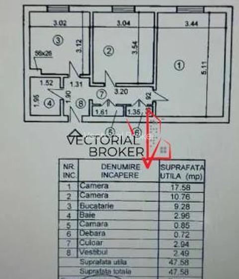 TITAN-AUCHAN / 2 CAMERE DECOMANDAT / BUCATARIE MARE - 11