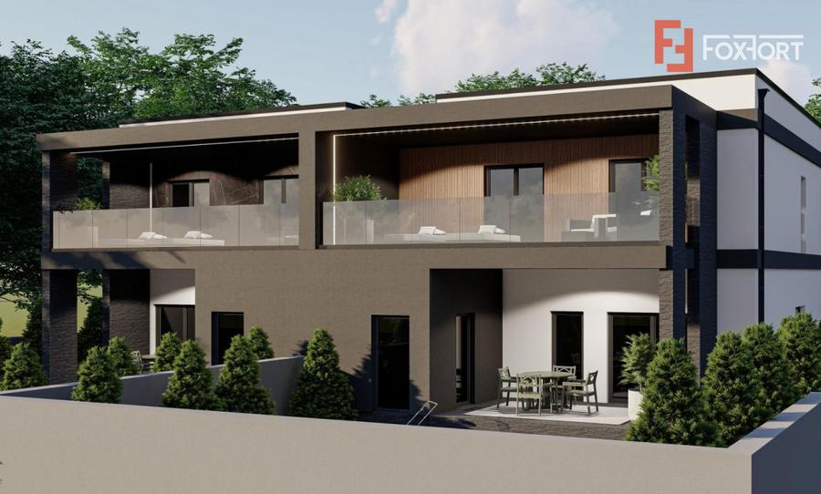 Duplex despartit prin garajul vecinului - 5 camere, finisaje premium