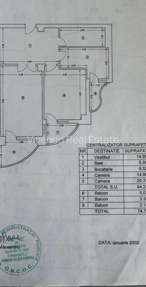 Apartament 2 camere | Bulevardul Unirii | 75 mp | Vedere către bulevard - 16