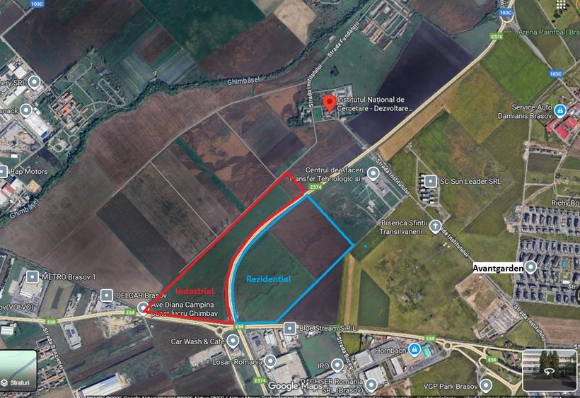 Vand 18 ha teren intravilan - dezvoltari imobiliare