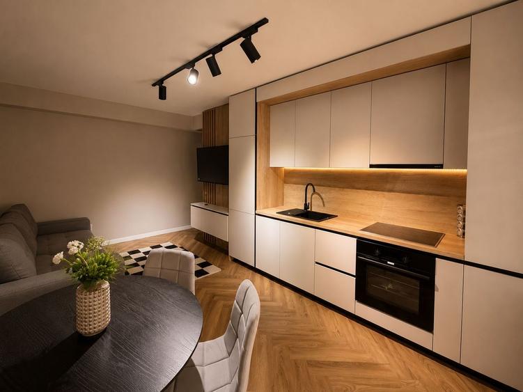 Apartament 3 camere, finisat mobilat, 56 mp, Floresti zona Terra