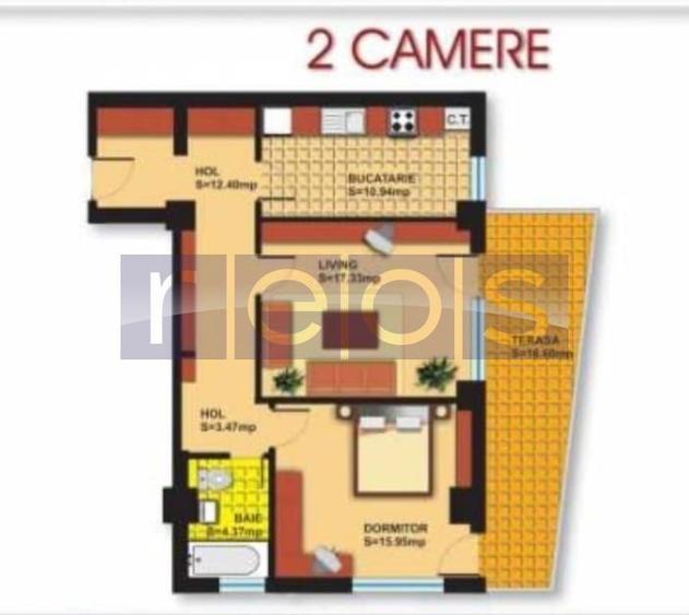 VANZARE 2 CAMERE DECOMANDAT - PARCARE -CONFORT CITY - 15