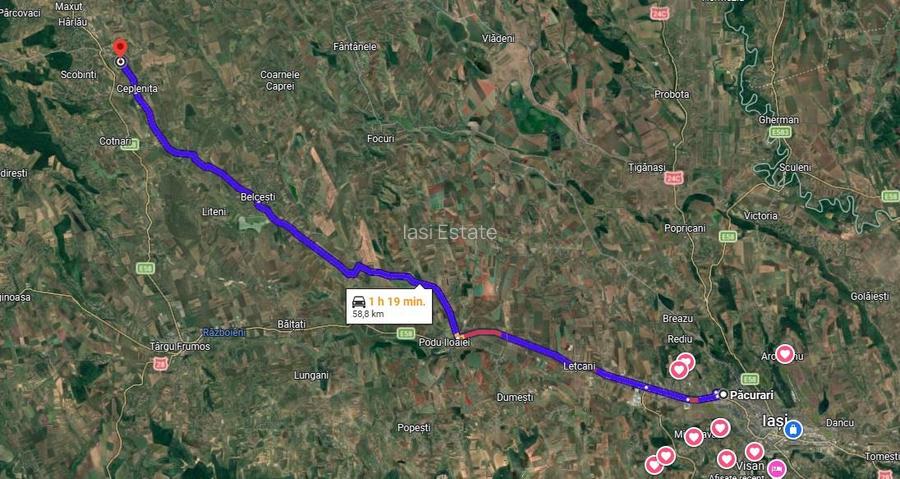 Badeni com Scobinti  Iasi Teren 3000mp  parcelabil deschidere mare toate utilita - 8
