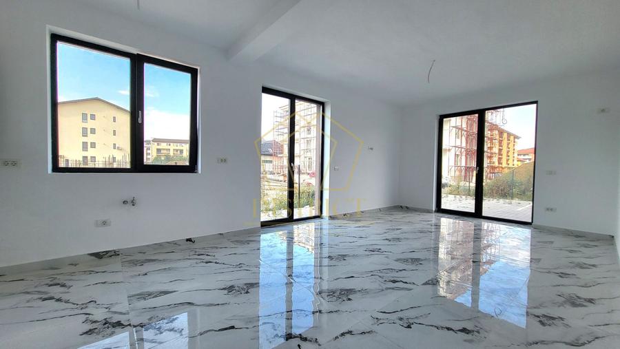 Apartament cu 2 camere si gradina proprie, finalizat in Giroc langa ESO.