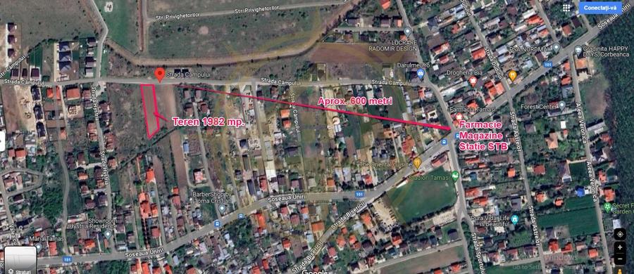 DOM00435 - De vanzare teren intravilan ideal pentru dezvoltare zona Corbeanca