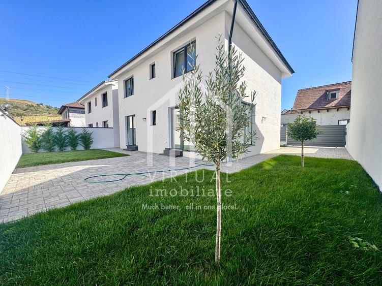 Casa individuala cu 4 camere, 125mp utili, 180mp curte libera