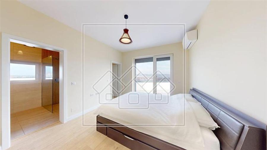 Penthouse nou - 87 mp utili, terasa 100 mp - mobilat si utilat modern