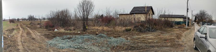 Teren de colț 1715mp, construibil, Jilava, utilități