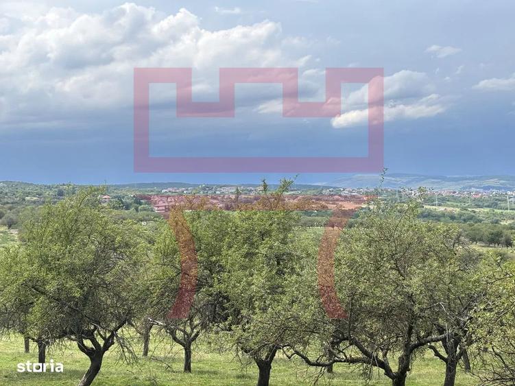 Teren Feleacu 2.800mp parcelabil 4 unitati utilitati asfalt panorama