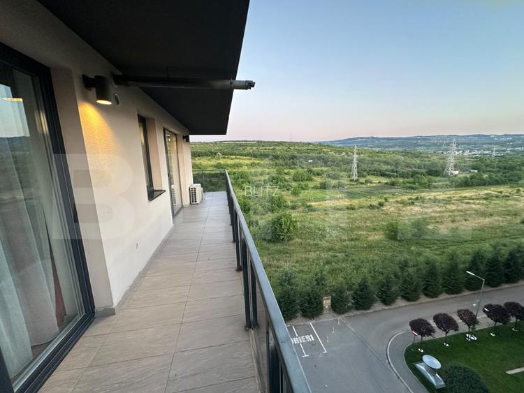 Apartament cu 3 camere, parcare, terasa, mobilat lux, Grand Park Residence - 11