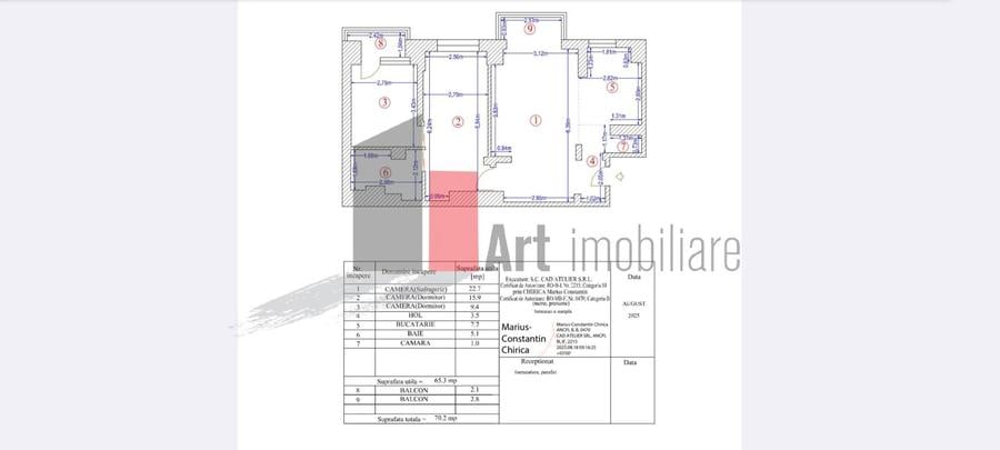 Vânzare apartament 3 camere Obregia