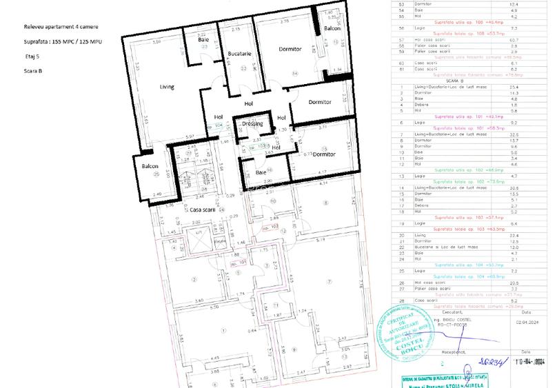 Finalizat! Apartament 4 camere Bd Mamaia 294B colt cu Str. Unirii,intrare Mamaia