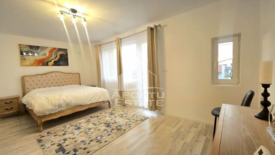 Duplex mobilat de vanzare, 3 camere si 2 bai, Mosnita Veche