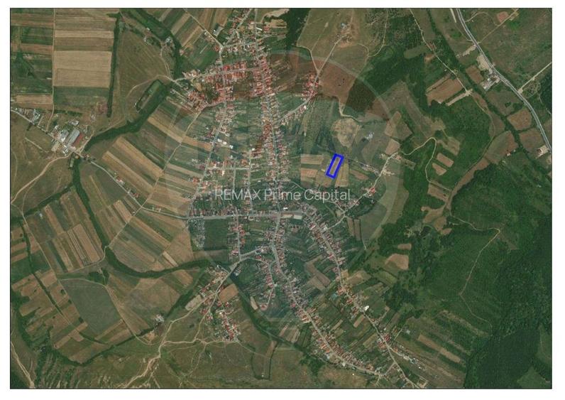 Teren cu priveliște, parcelabil pentru case, de vânzare, Cordău - 2