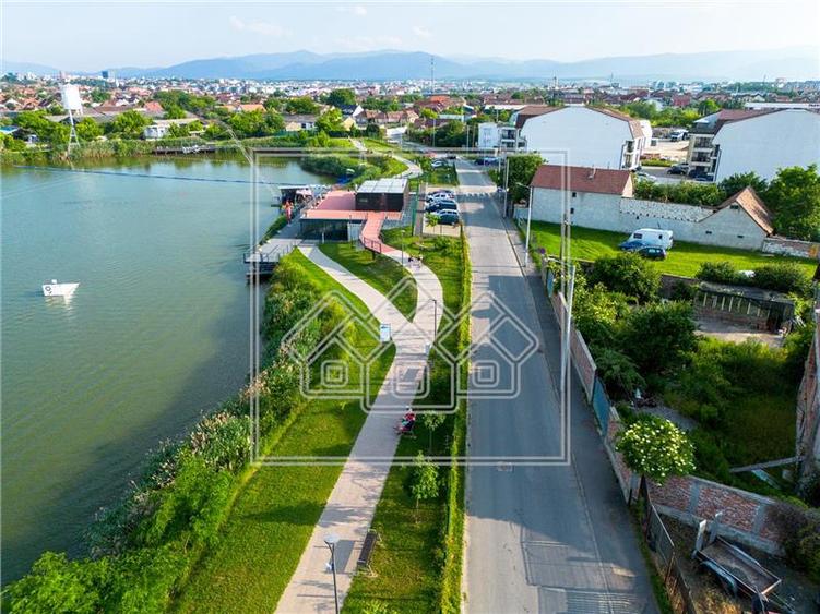 Penthouse superb pe malul lacului - terasa 33 mp, bloc nou, cu lift