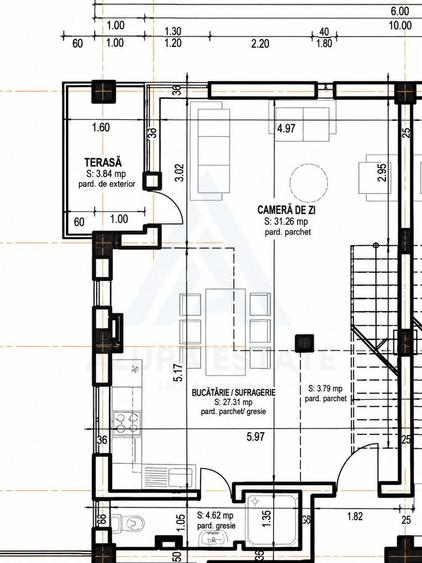 Apartament 3 camere 94 mp utili 2 bai 2 terase curte Calea Dumbravii - 19