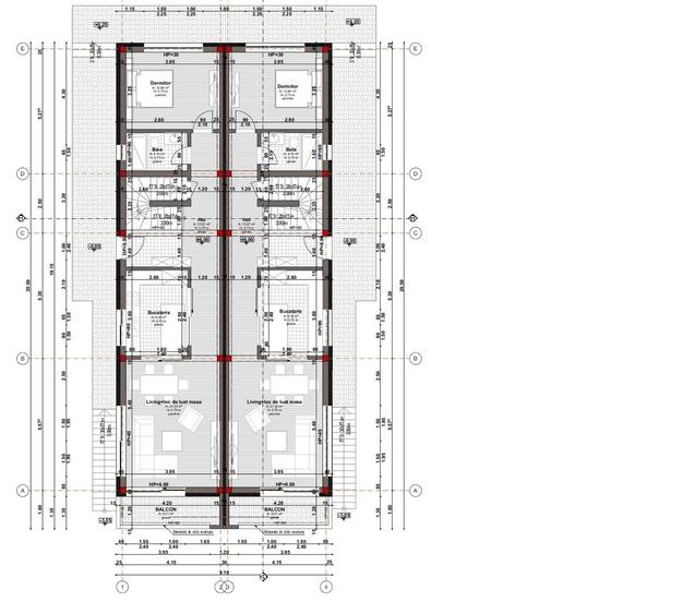 Duplex cu garaj si terasa panoramica 72 mp, Iris