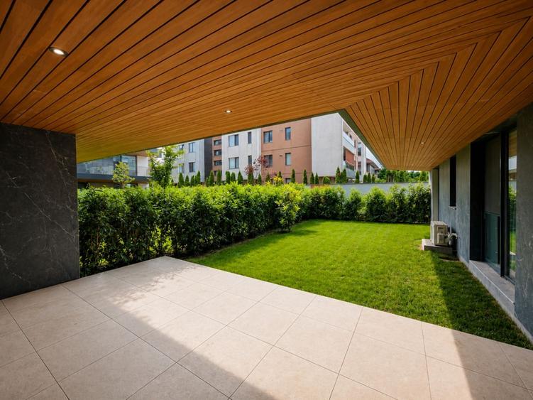 Apartament premium 4 camere si grădină privată generoasă / 2 parcări incluse