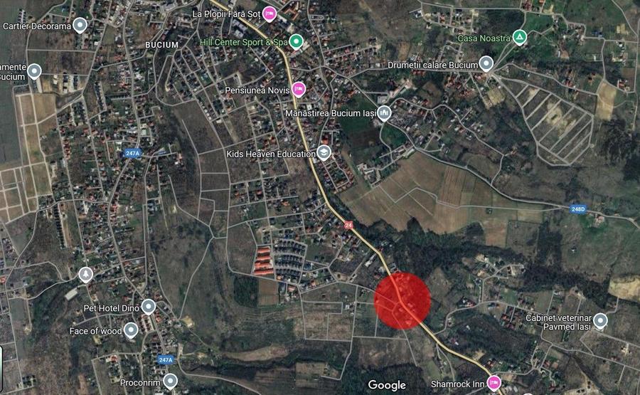 Bucium, 2420mp, toate utilitatile, ideal locuinta individuala