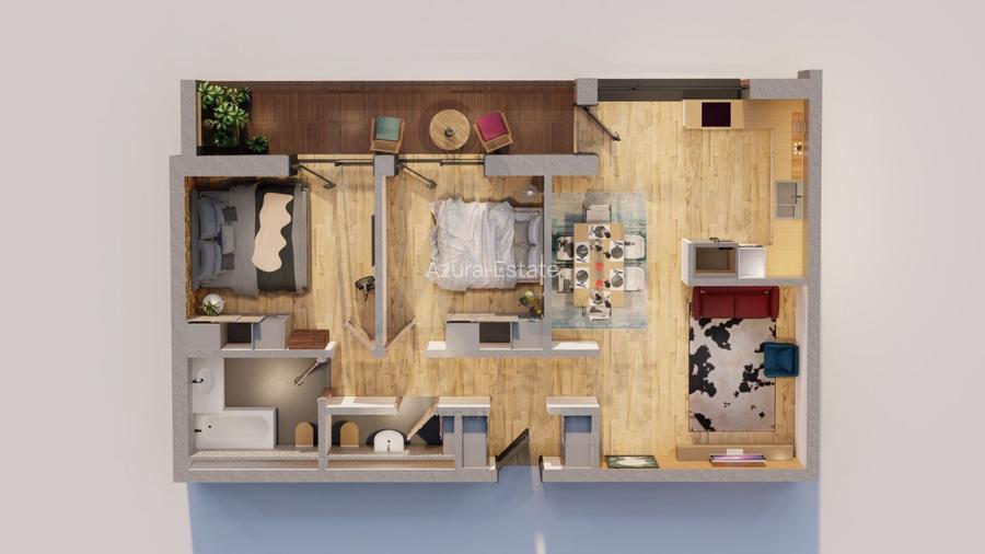 Apartament premium 75 mp utili cu parcare subterana si boxa Central - 8