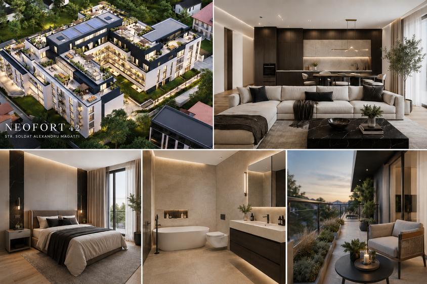 NEOFORT 42– METROU MUNCII 300m și PARC NAȚIONAL, 2 SCARI, 2 LIFTURI, A. MAGATTI