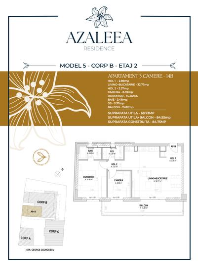 Direct Dezvoltator | Apartament 3 camere bloc Boutique
