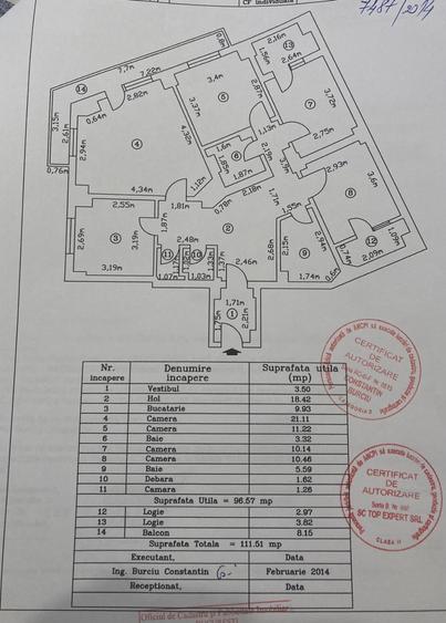 UNIVERSITATE - proprietar, BLOC 1980, AP 4 camere decomandat