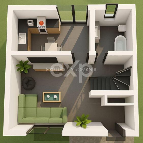 Casă tip triplex de vânzare în Dancu – confort modern, eficiență și liniște! - 5