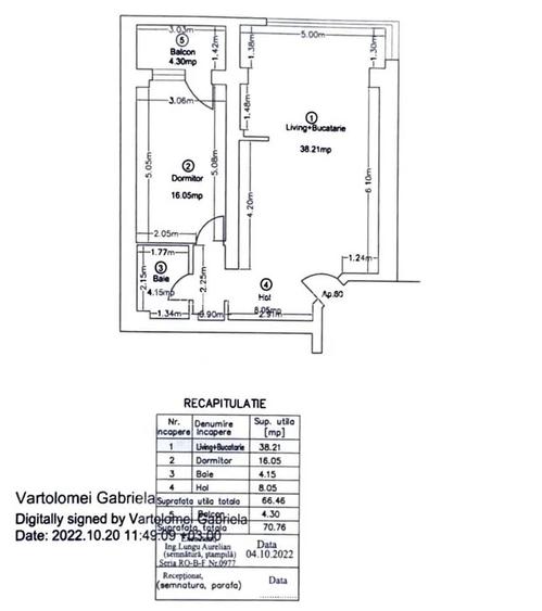 Apartament 2 Camere | Terasa | 70 mp | Zona Rond Omv-Pipera - 7