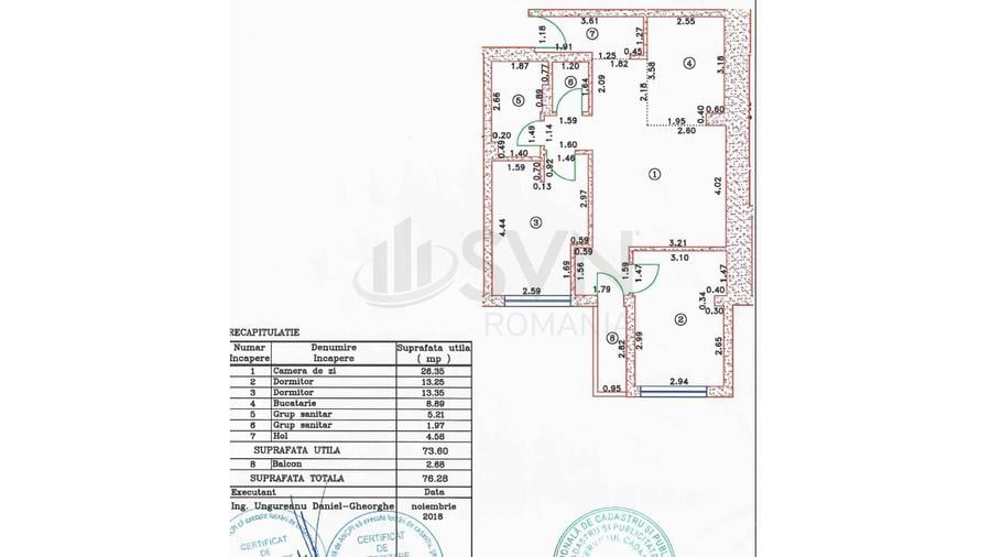 REA1027579 Apartament Premium 3 Camere Complex 4City