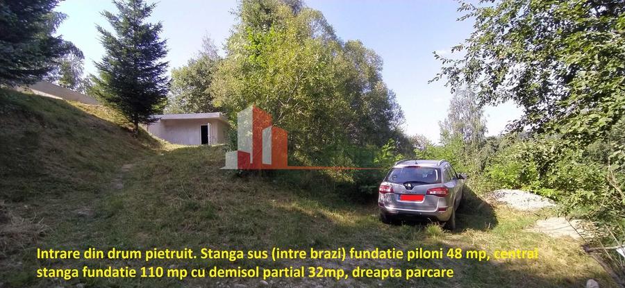 Teren 1.750 mp Bran – Poarta |Autorizatie si Fundatie | Utilități complete