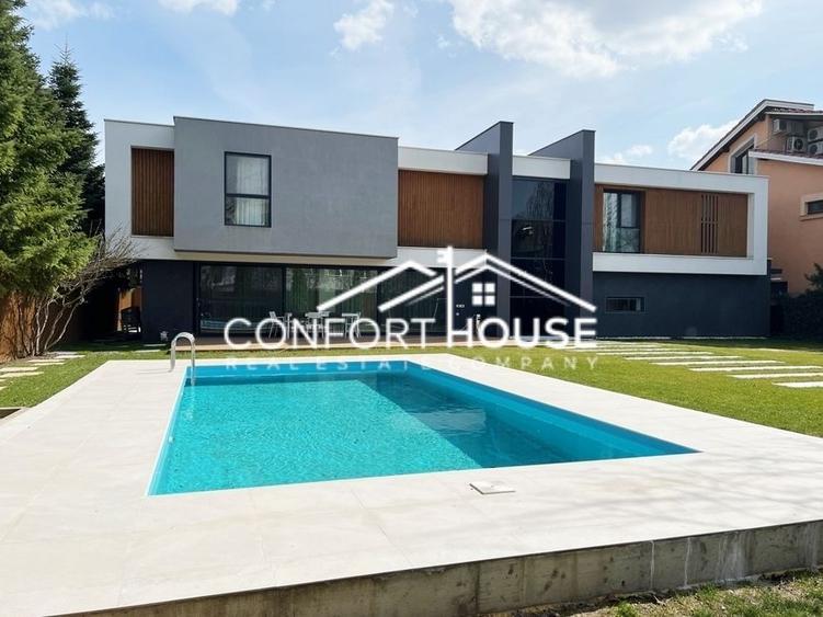 Vila cu arhitectura moderna, 6 camere, piscina, teren 1000mp, IANCU NICOLAE