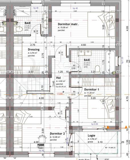 Duplex 4 camere, 120 mp utili, complex cu parc și râu, zona Polus-Poligon