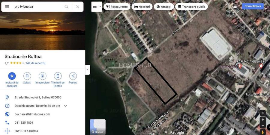 Teren Buftea in spate la PRO TV la Lac 7400mp - 6