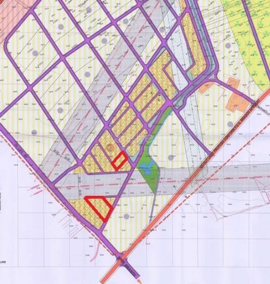 Teren rezidential 1.100mp str. Lanii