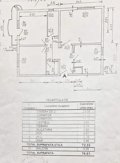 3 camere de vânzare, centrală proprie, 13 septembrie - Dornească