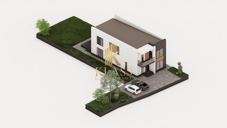 Vila individuala 5 camere, 210 mp, teren 512 mp, Tunari, predare la cheie