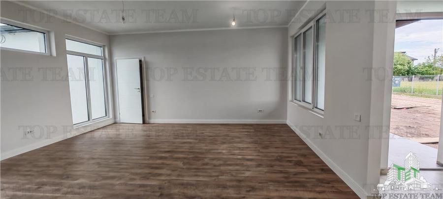 Vila stil mediteraneean, moderna, cu 4 camere ( parter ) si curte generoasa 400m