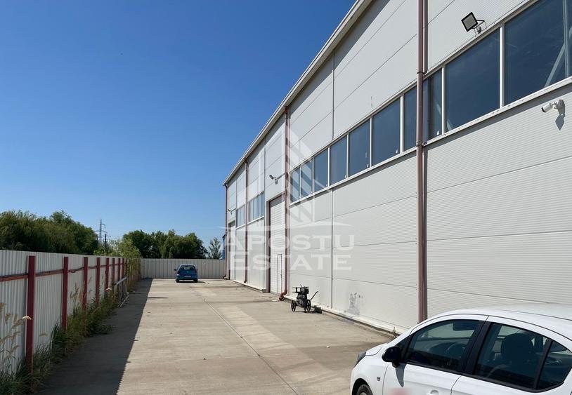 Hala industriala + birouri, pod rulant, zona industriala Sacalaz