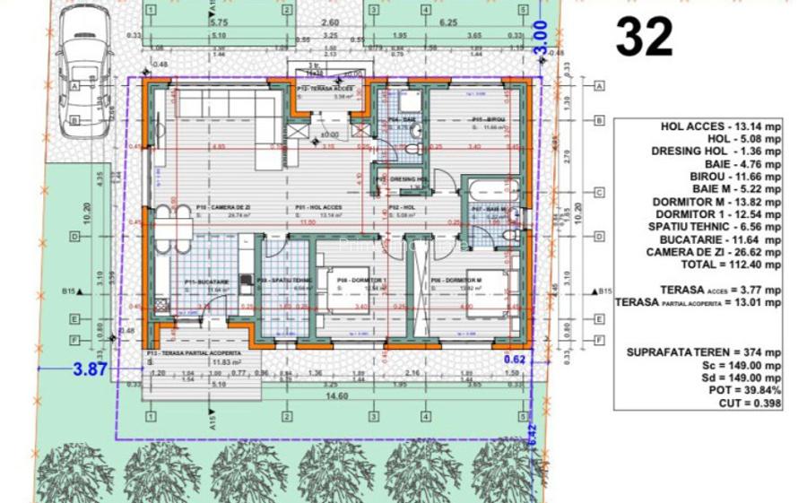 CASA MODERNA 4 CAMERE | 118 MP | TEREN 374 MP | MICESTI | PREDARE LA CHEIE - 3